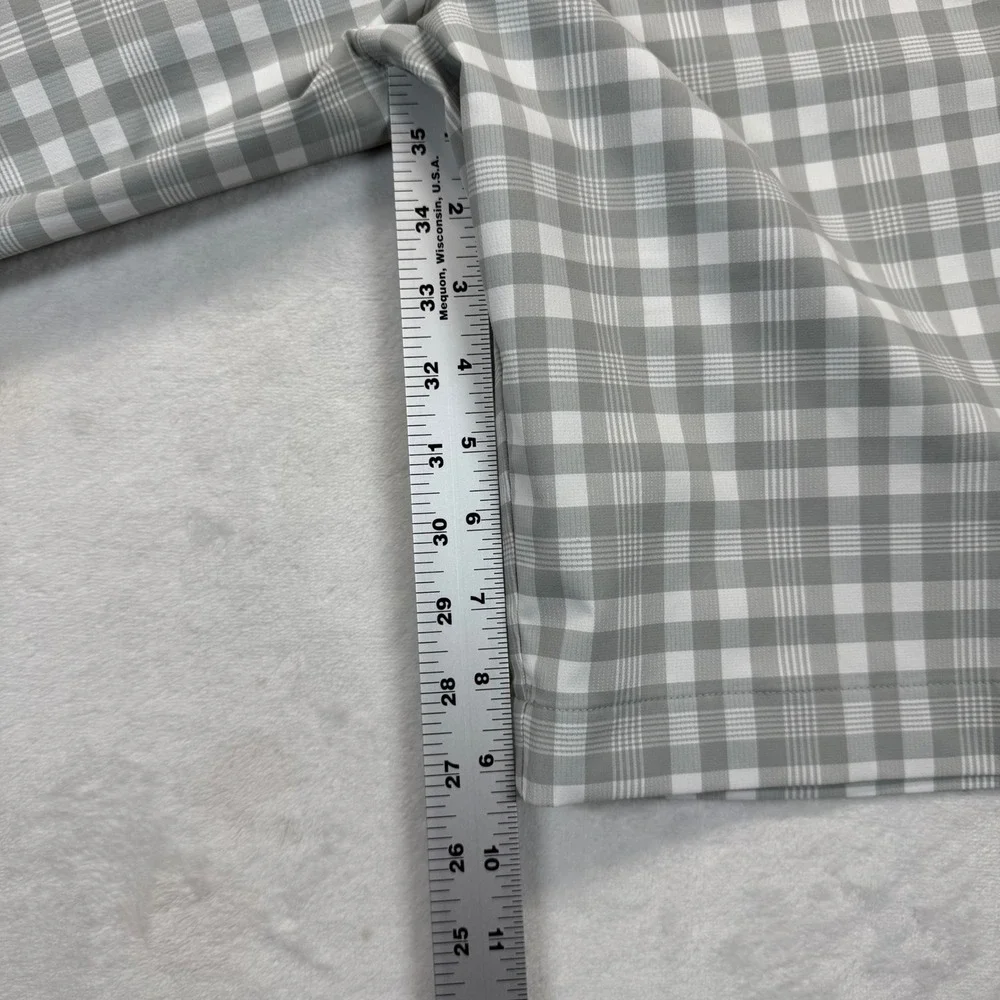 Nike Golf Dri-FIT Shorts Gray‎ Plaid Lightweight Size 40 READ